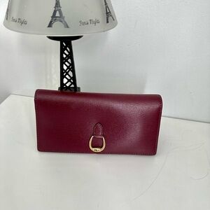 Elegant Burgundy Clutch LRL